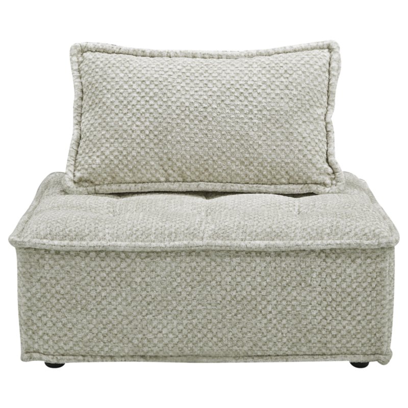 Bowery Hill Contemporary Taupe Modular Accent Chair