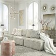 Bowery Hill Contemporary Taupe Modular Accent Chair
