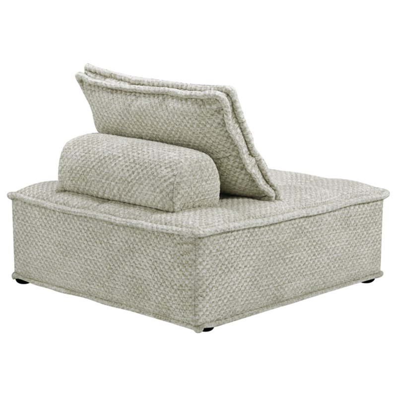 Bowery Hill Contemporary Taupe Modular Accent Chair