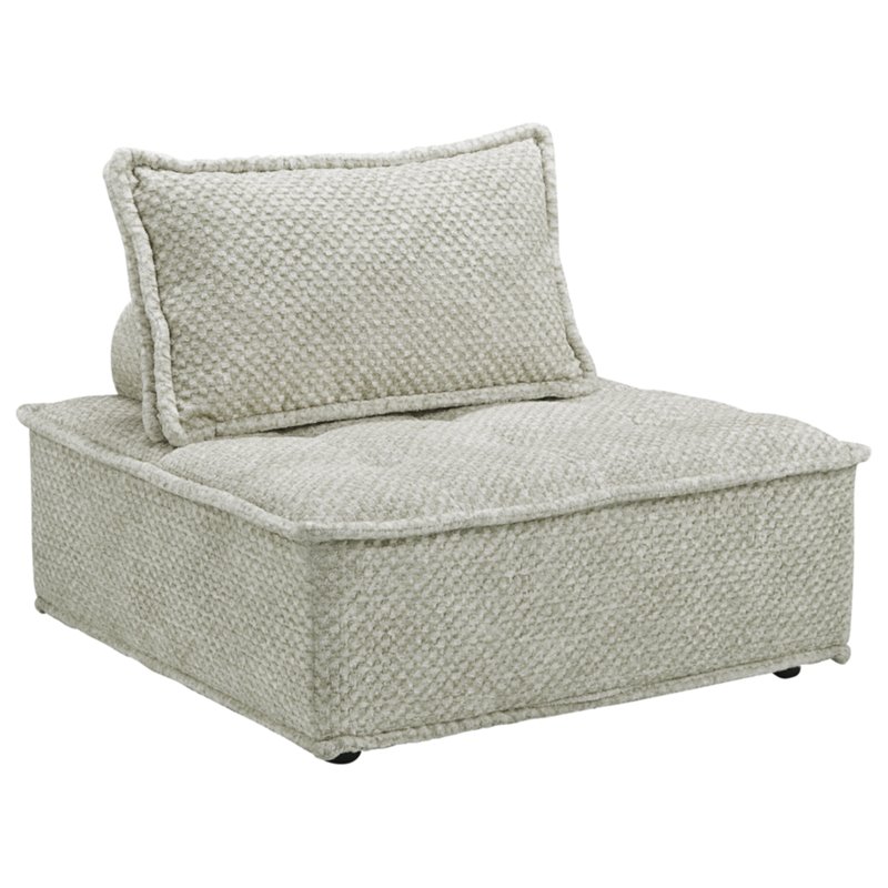 Bowery Hill Contemporary Taupe Modular Accent Chair