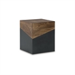 Bowery Hill Brown and Gunmetal Accent Table