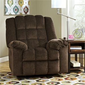 bowery hill power rocker recliner in cocoa