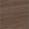 Bowery Hill Brown and Black 5 Shelf Bookcase