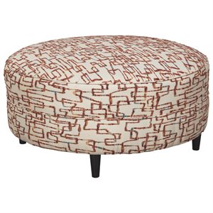 bowery hill oversized accent ottoman in fiesta