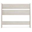 Bowery Hill Twin Panel Engineered Wood Headboard in White Wash
