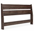 Bowery Hill Contemporary Engineered Wood Queen Panel Headboard in Brown