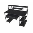 Bowery Hill Rectangular Table Top Desk in Black