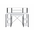 Bowery Hill Rectangular Table Top Desk in White
