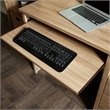 Bowery Hill 2 Drawers Wood Computer Desk in Rustic Oak
