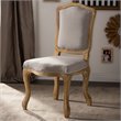 Bowery Hill Dining Side Chair in Oak and Beige