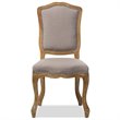 Bowery Hill Dining Side Chair in Oak and Beige