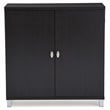 Bowery Hill Multipurpose Entryway Storage Cabinet in Brown