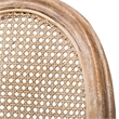 Bowery Hill Dining Side Chair in Weathered Oak and Beige