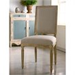 Bowery Hill Contemporary Accent Chair in Beige and Light Brown