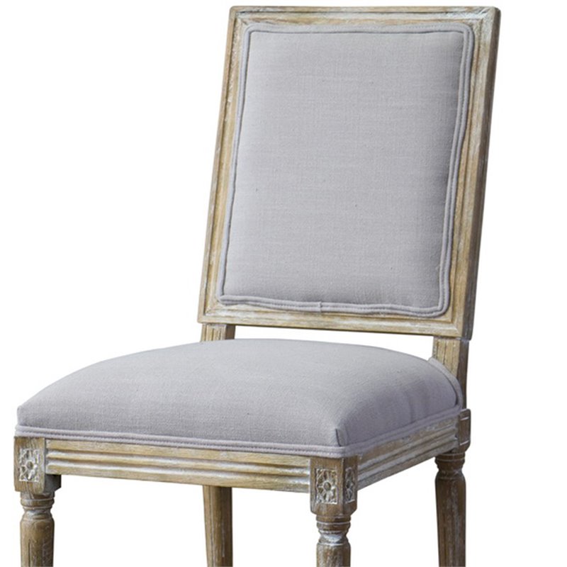 Bowery Hill Contemporary Accent Chair in Beige and Light Brown