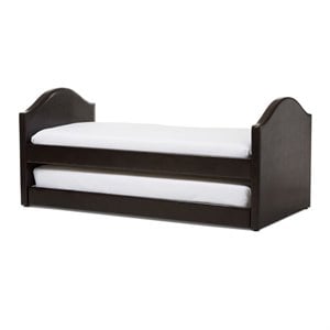 bowery hill contemporary faux leather upholstered daybed