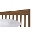 Bowery Hill Farmhouse Wood King Platform Bed with Tapered Legs in Walnut