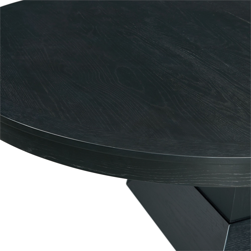 Bowery Hill Contemporary Oval Dining Table with 12