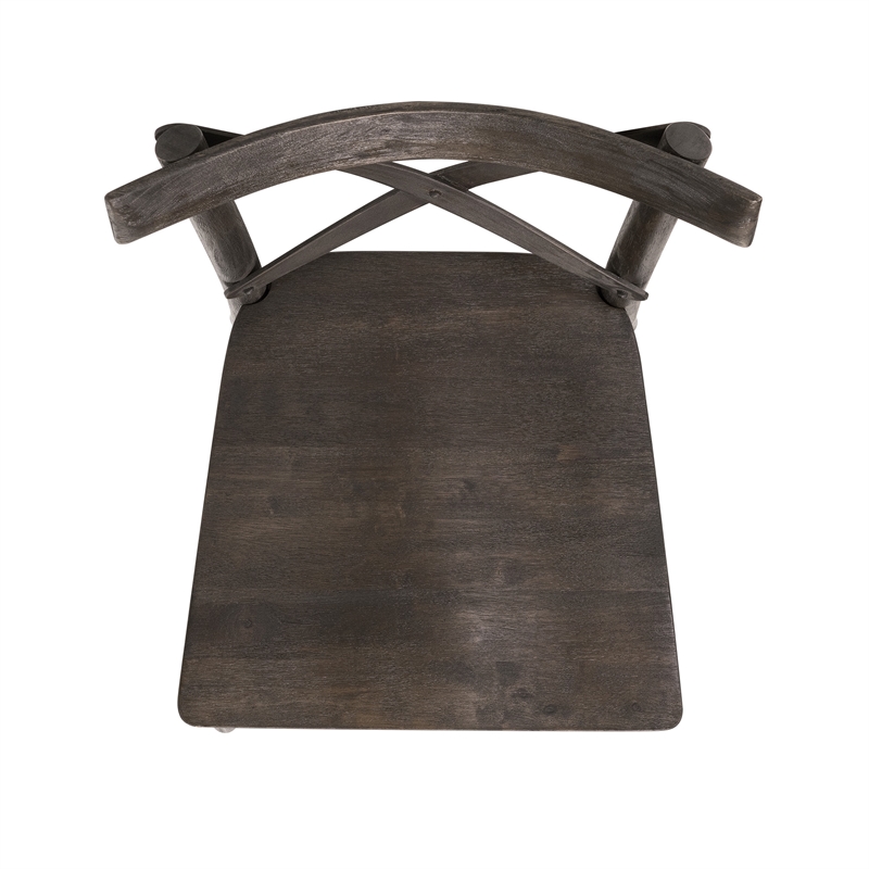 Bowery Hill Contemporary Wooden Side Chair (Set of 2)