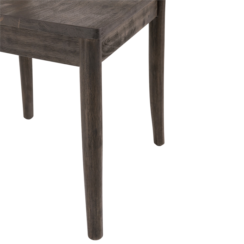 Bowery Hill Contemporary Wooden Side Chair (Set of 2)
