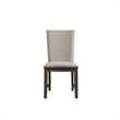 Bowery Hill Upholstered Gray Side Chair Rectangular Foam Cushion 20