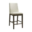 Bowery Hill 5 Piece Round Counter Height Dining Set in Brown
