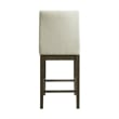 Bowery Hill 5 Piece Round Counter Height Dining Set in Brown