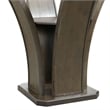 Bowery Hill 5 Piece Round Counter Height Dining Set in Brown