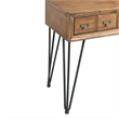 Bowery Hill Modern 2-Drawer Sofa Table in Light Walnut Finish