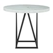 Bowery Hill Contemporary Counter Height Dining Table in White