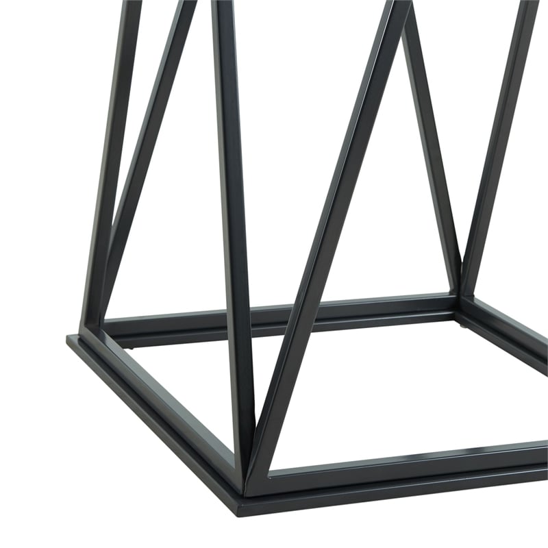 Bowery Hill Contemporary Counter Height Dining Table in White