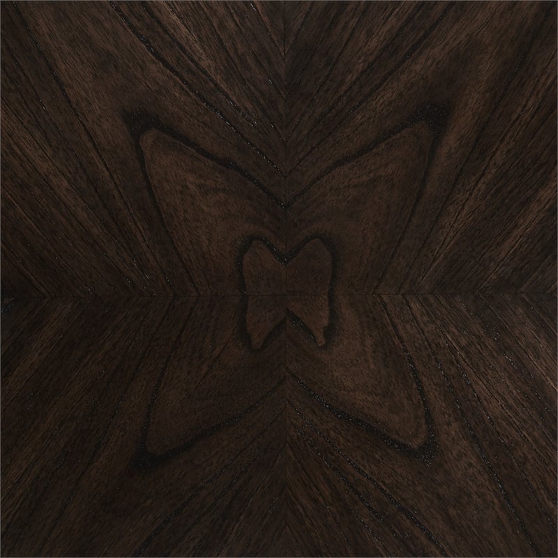 Bowery Hill Contemporary Counter Height Dining Table in Walnut