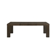 Bowery Hill Rectangle Wood Dining Table with 2 Leaves in Dark Walnut
