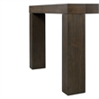Bowery Hill Rectangle Wood Dining Table with 2 Leaves in Dark Walnut