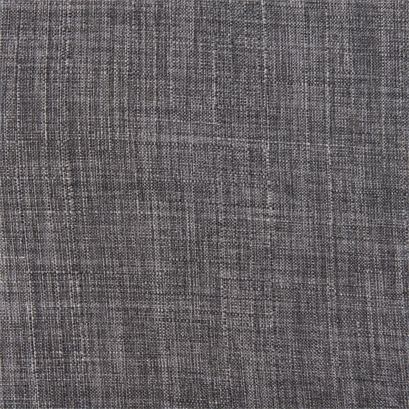 Bowery Hill Modern Coffee Table with Four Storage Stools in Grey