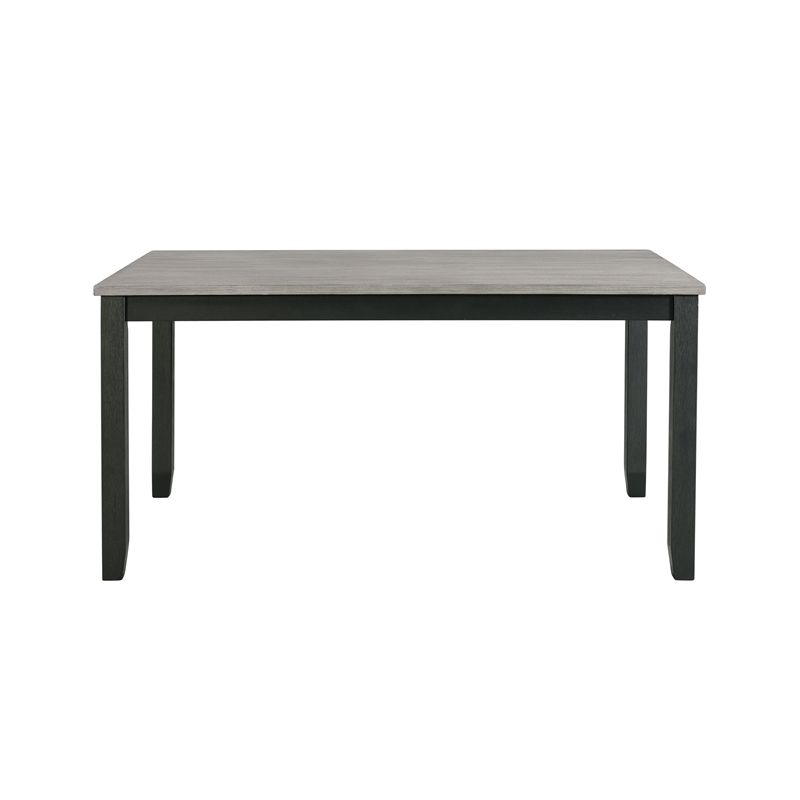 Bowery Hill Contemporary Gray 5PC Dining Set with Table & Four Chairs
