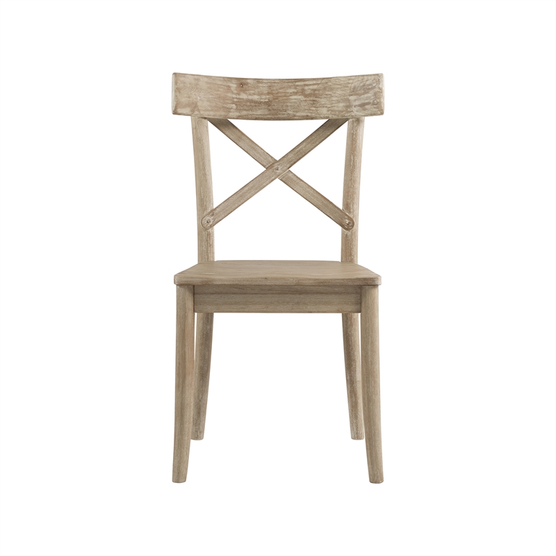 Bowery Hill 5 Piece Round Standard Height Dining Set in Raw Natural