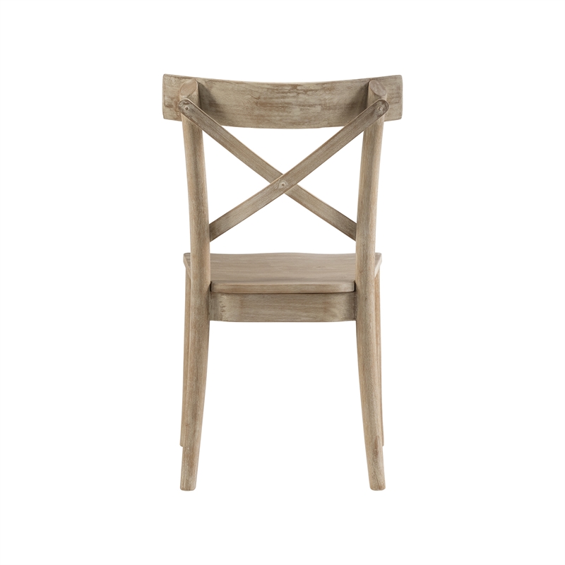 Bowery Hill 5 Piece Round Standard Height Dining Set in Raw Natural