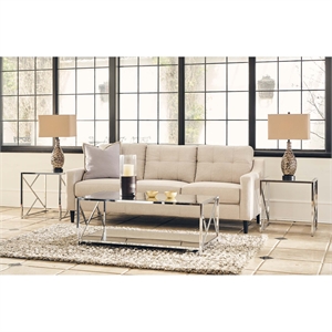 bowery hill 3pc occasional table set with coffee table & two end tables