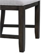 Bowery Hill Mid-Century Standard Height Side Chair in Walnut (Set of 2)