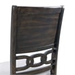 Bowery Hill Mid-Century Standard Height Side Chair in Walnut (Set of 2)