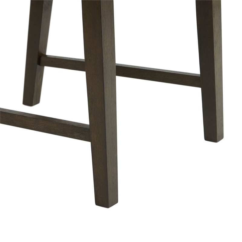 Bowery Hill 5PC Round Standard Height Dining Set-Table & Four Chairs in Walnut