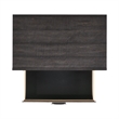Bowery Hill 3 Piece Engineered Wood Full Panel Bedroom Set in Dark Chocolate