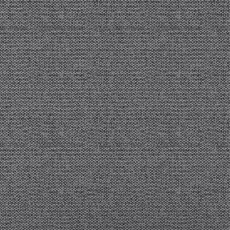 Bowery Hill Contemporary Upholstered Full/Queen Headboard in Gray Fabric