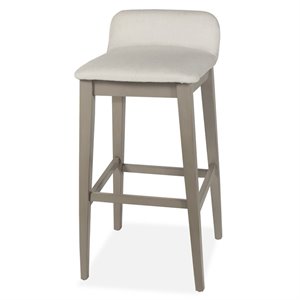 Bowery Hill Non-Swivel Counter Stool in Natural Distressed Gray