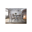 Bowery Hill Farmhouse Style Wood Round Dining Table in Weathered Gray
