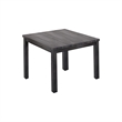 Bowery Hill Contemporary Solid Wood Counter Height Table in Antique Gray