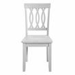 Bowery Hill Contemporary White Solid Wood Side Chair