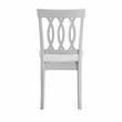Bowery Hill Contemporary White Solid Wood Side Chair