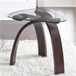 Bowery Hill Merlot Cherry Mixed Media 3-Piece Occasional Set